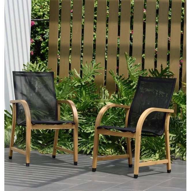 Tottenville Amazonia Outdoor Patio Dining Armchairs by Havenside Home