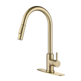 Touch Kitchen Faucet w/Pull Down Sprayer Single Handle Sink Faucets