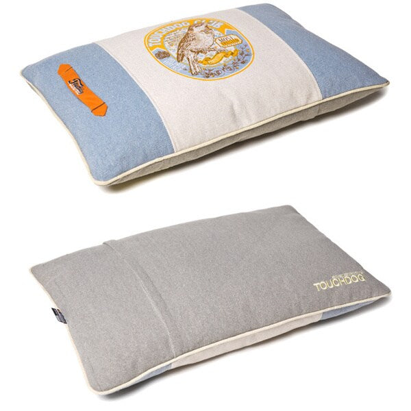 Touchdog Original Classical Denim Insertable Pillow Dog Bed