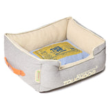 Touchdog Original Denim Classical Rectangular and Reversible Dog Bed