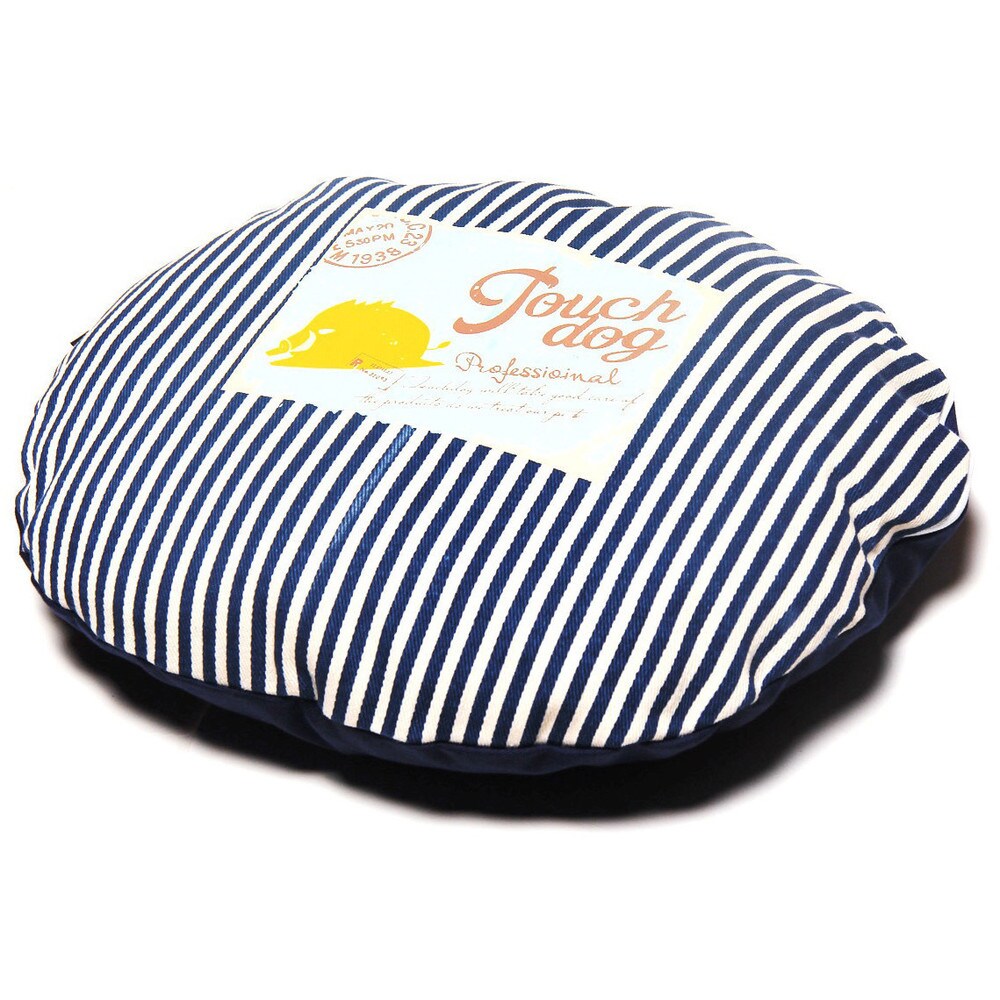 Touchdog Polka-Striped Polo Rounded Fashion Dog Bed