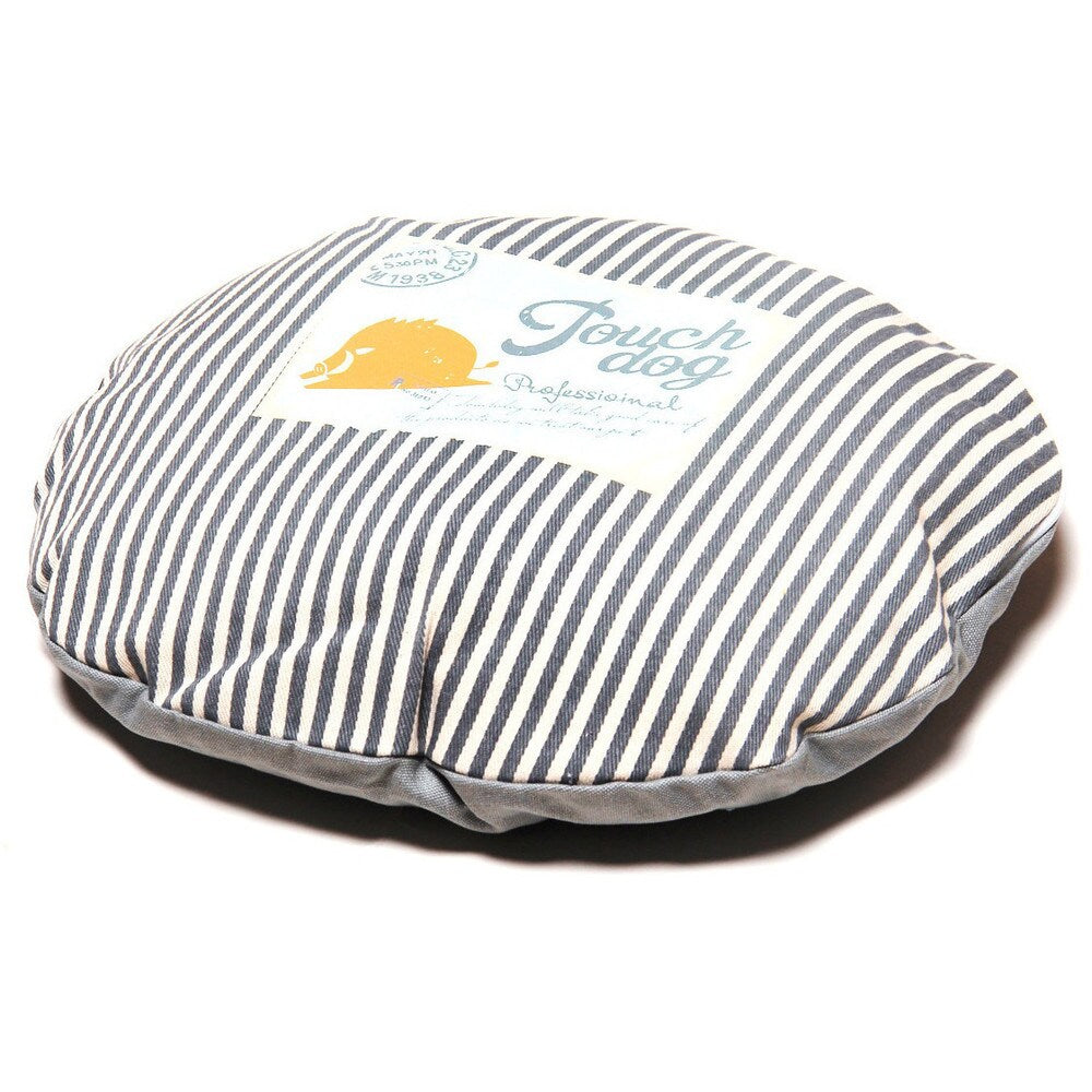 Touchdog Polka-Striped Polo Rounded Fashion Dog Bed