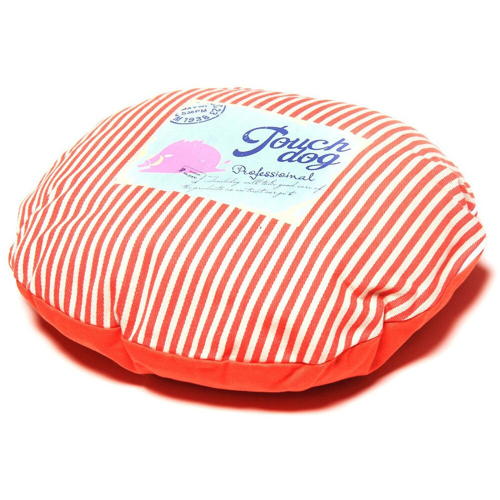 Touchdog Polka-Striped Polo Rounded Fashion Dog Bed