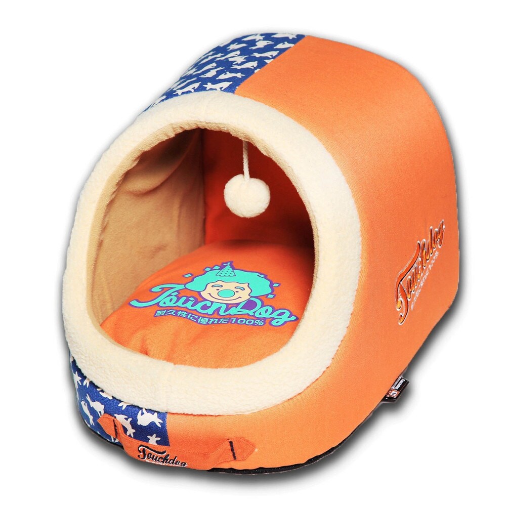 Touchdog Rabbit-Spotted Active-Play Indoor Panoramic Designer Dog Bed