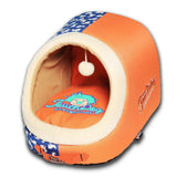 Touchdog Rabbit-Spotted Active-Play Indoor Panoramic Designer Dog Bed