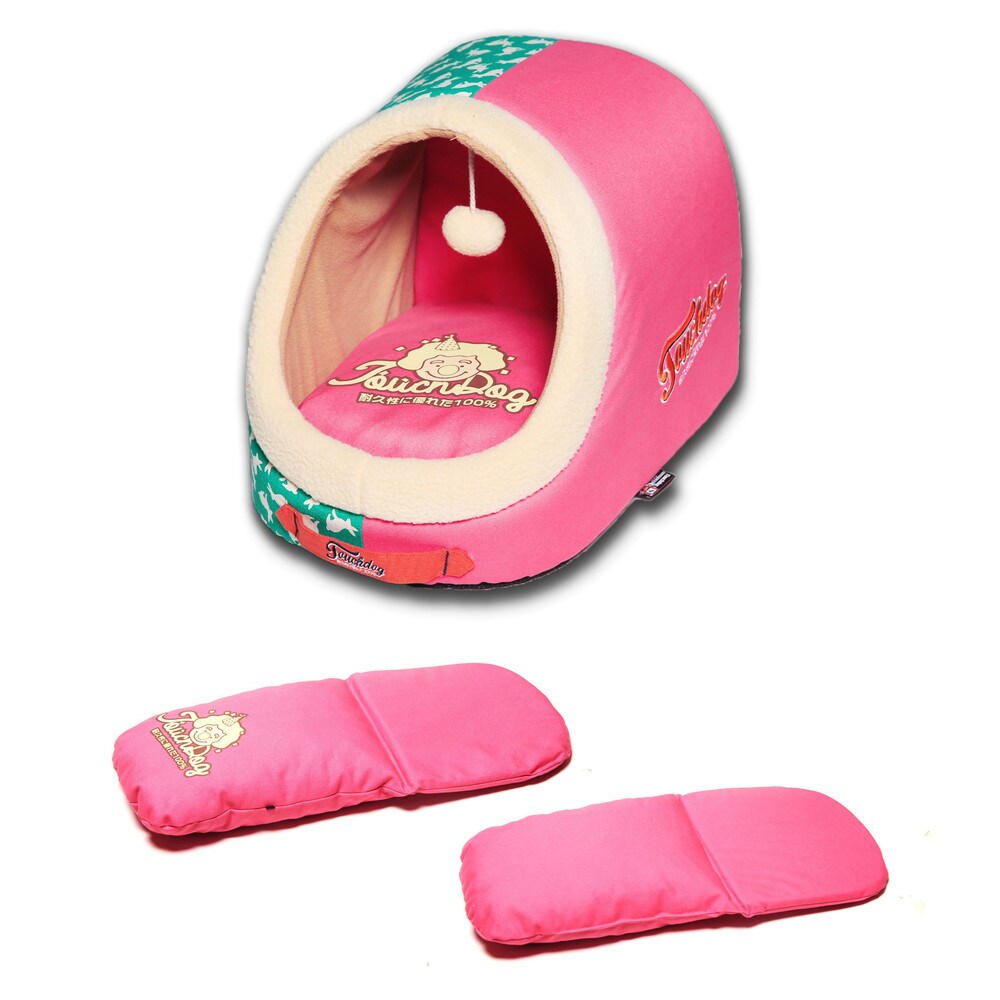 Touchdog Rabbit-Spotted Active-Play Indoor Panoramic Designer Dog Bed