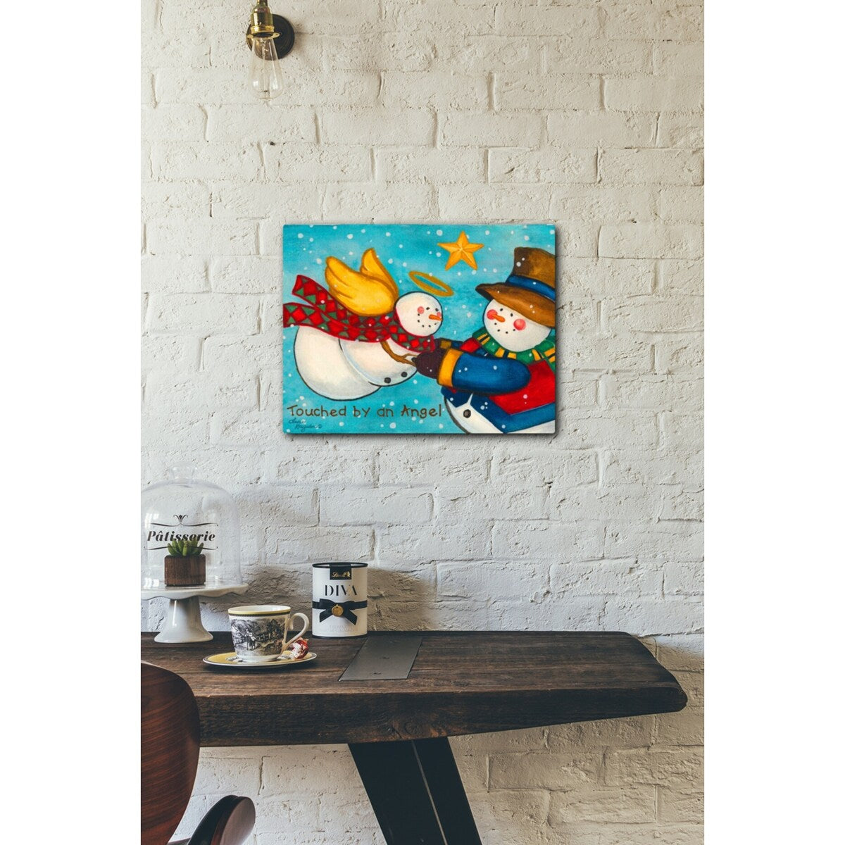 Touched by An Angel 20x16 Gallery Wrapped Stretched Canvas