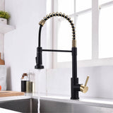 Touchless Pull Down Kitchen Faucet Single Handle Commercial Kitchen Sink Faucets With Sprayer Smart Single Hole Taps With Valve