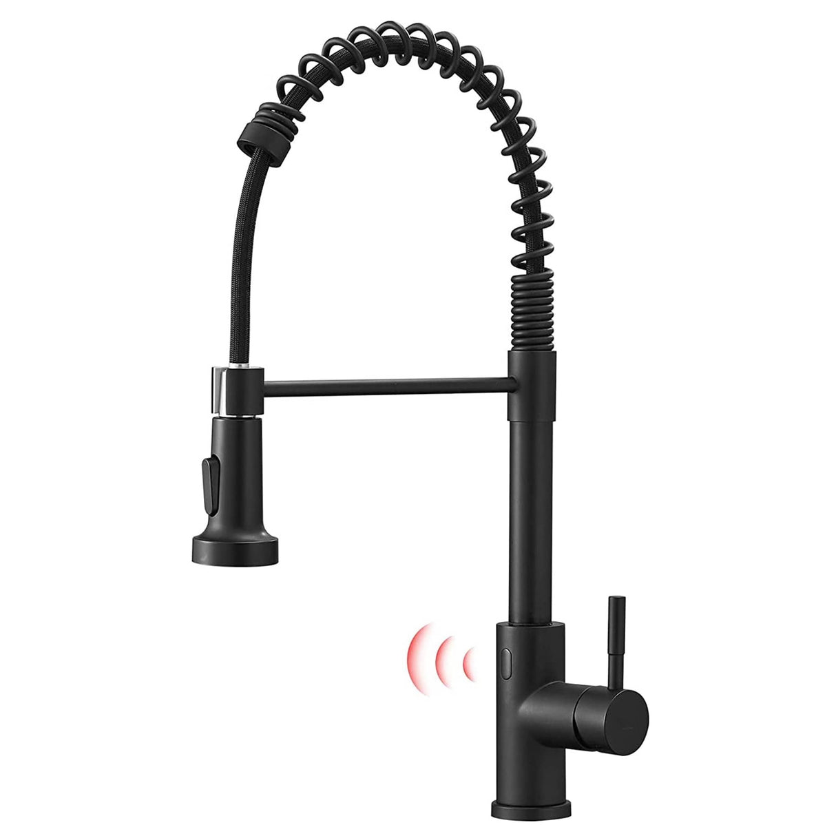 Touchless Pull Down Kitchen Faucet Single Handle Commercial Kitchen Sink Faucets With Sprayer Smart Single Hole Taps With Valve