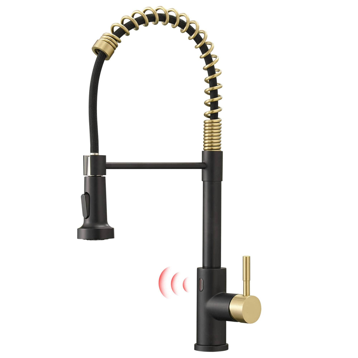 Touchless Pull Down Kitchen Faucet Single Handle Commercial Kitchen Sink Faucets With Sprayer Smart Single Hole Taps With Valve