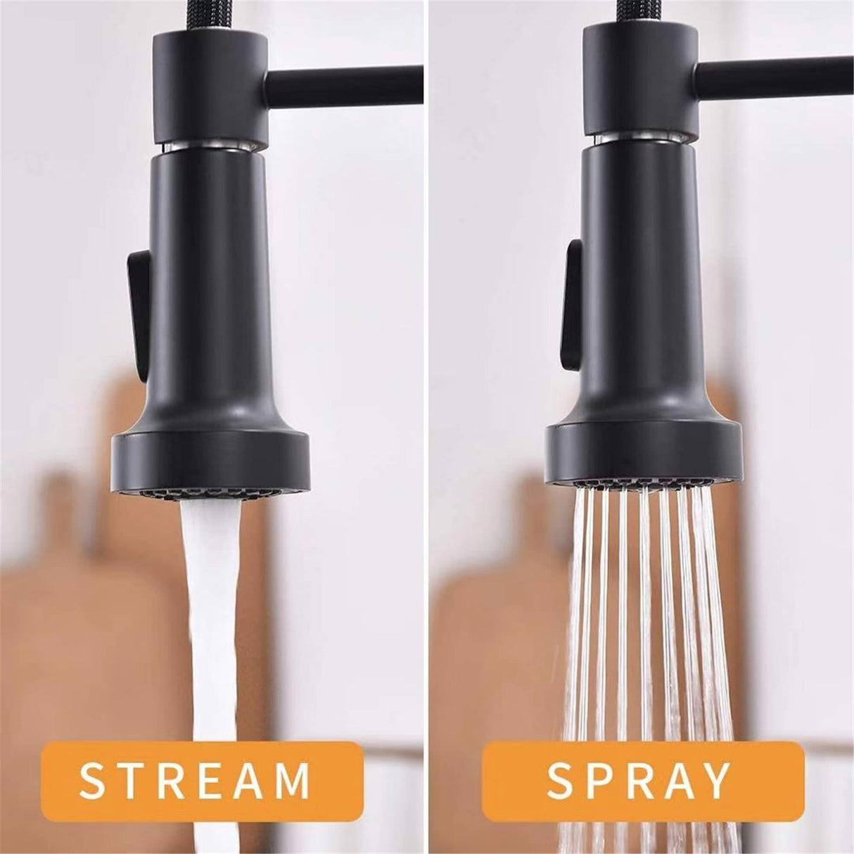 Touchless Pull Down Kitchen Faucet Single Handle Commercial Kitchen Sink Faucets With Sprayer Smart Single Hole Taps With Valve