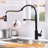 Touchless Pull Down Kitchen Faucet Single Handle Commercial Kitchen Sink Faucets With Sprayer Smart Single Hole Taps With Valve
