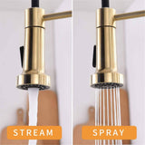 Touchless Pull Down Kitchen Faucet Single Handle Commercial Kitchen Sink Faucets With Sprayer Smart Single Hole Taps With Valve