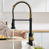 Touchless Stainless Steel 2-Function Pull-out Kitchen Sink Faucet