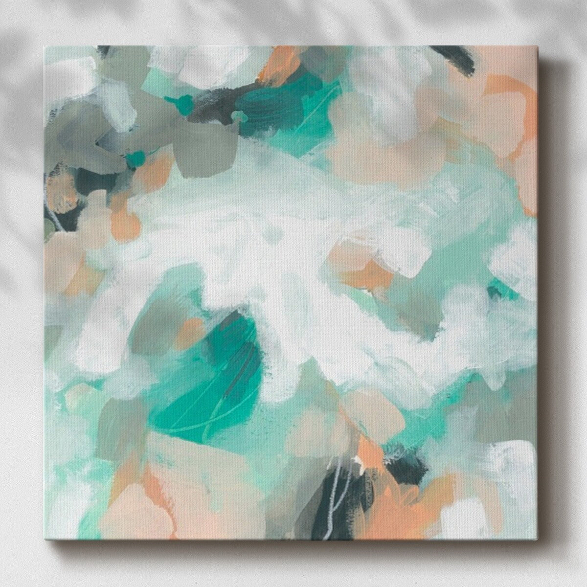 Tourmaline Swirl II-Gallery Wrapped Canvas