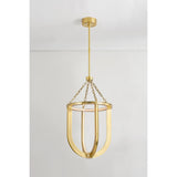 Tournu Aged Brass Lantern