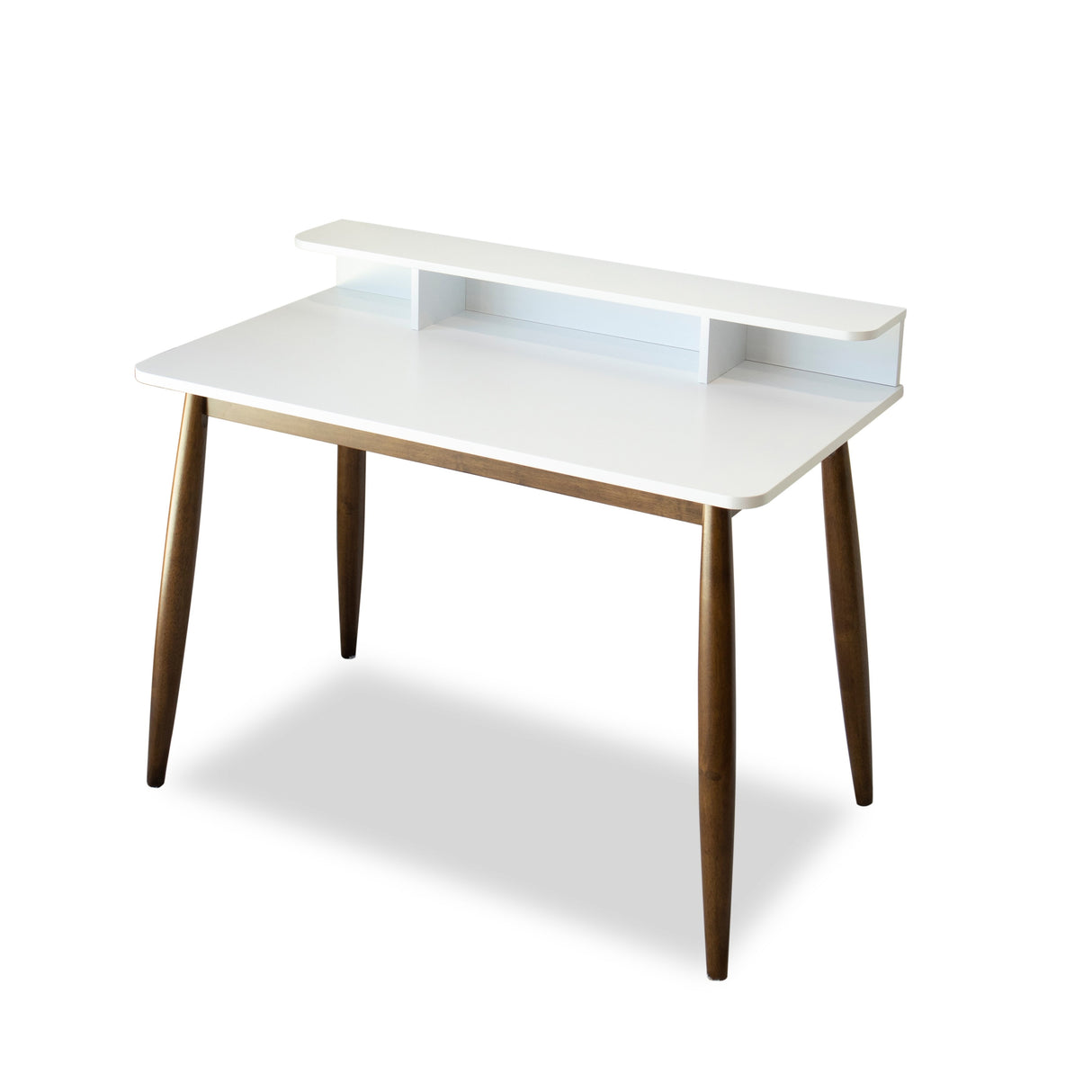Townes Mid-Century Modern Rectangular Solid Wood Desk