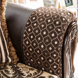 Rend Traditional Faux Leather Rolled Arms Tufted Sofa by Furniture of America
