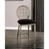 Furniture of America Tend Contemporary Silver Counter Chairs (Set of 2)