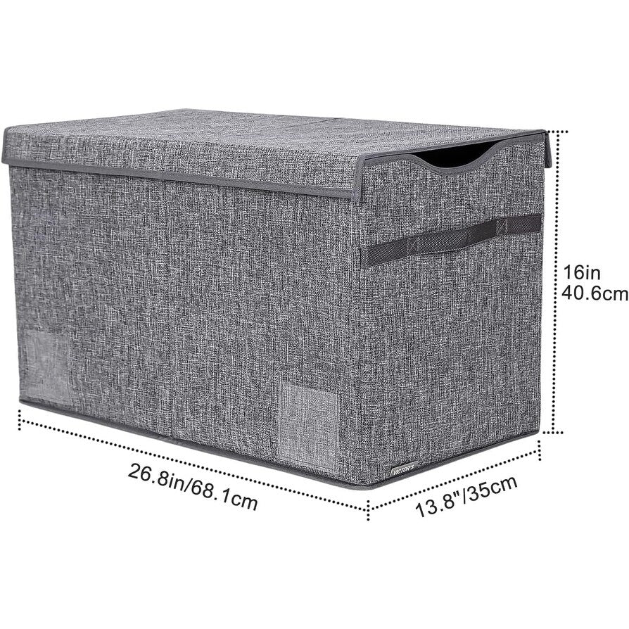 Toy Box Chest, Collapsible Sturdy Storage Bins