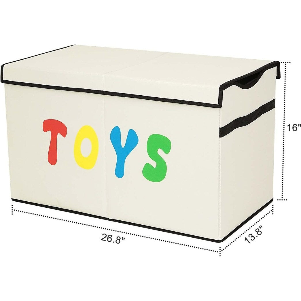 Toy Box Chest, Collapsible Sturdy Storage Bins