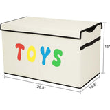 Toy Box Chest, Collapsible Sturdy Storage Bins