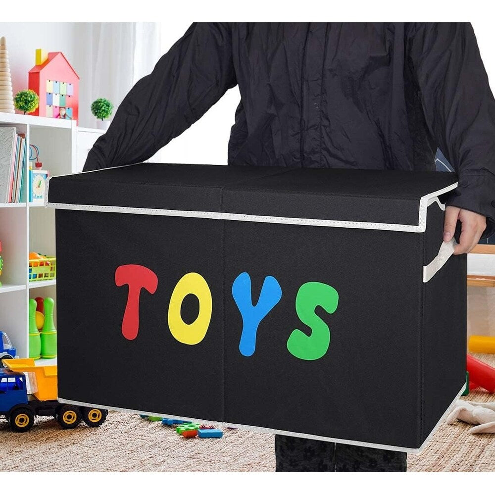 Toy Box Chest, Collapsible Sturdy Storage Bins