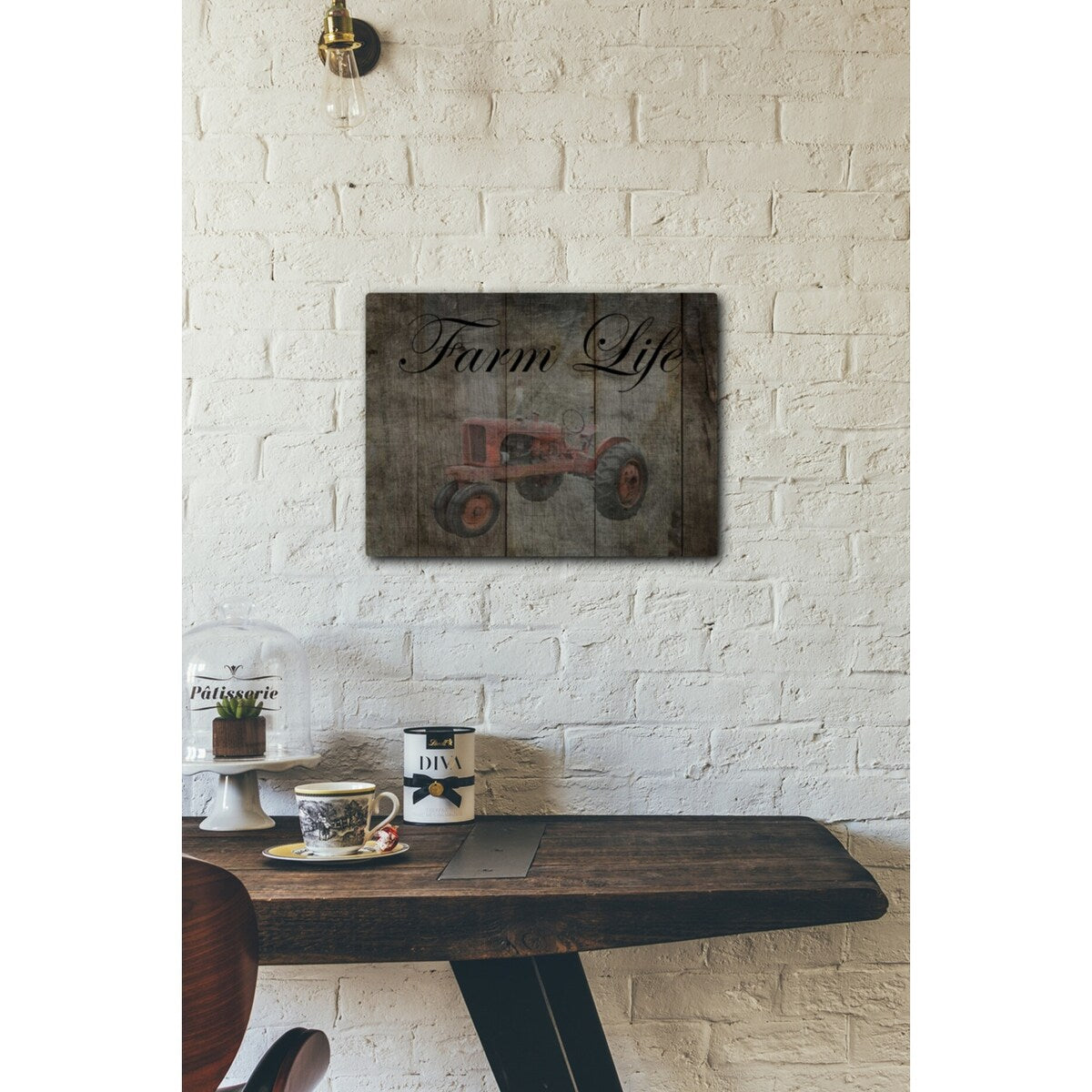 Tractor 20x16 Gallery Wrapped Stretched Canvas