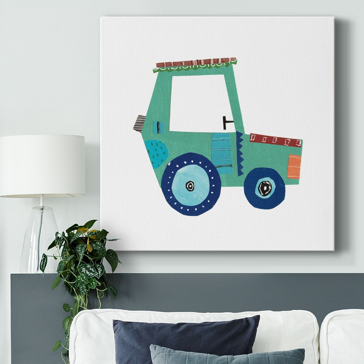 Tractor II-Gallery Wrapped Canvas