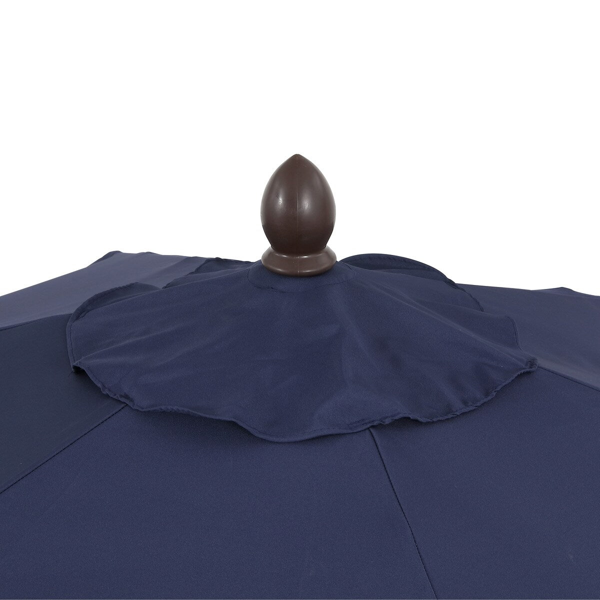 Tracy 9 ft. Classic Cottage Tassel Market Patio Umbrella with Auto-Tilt, Crank, Wind Vent and UV Protection, by JONATHAN Y