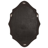 Allan Andrews Bronze Wood Oval Framed Wall Mirror