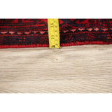 Traditional Balouch Afghan Carpet Hand Knotted Wool Oriental Area Rug - 6'11" x 3'7"