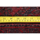 Traditional Balouch Afghan Carpet Hand Knotted Wool Oriental Area Rug - 6'11" x 3'7"