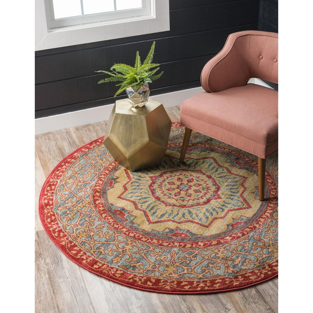 Traditional Cassia Collection Area Rug