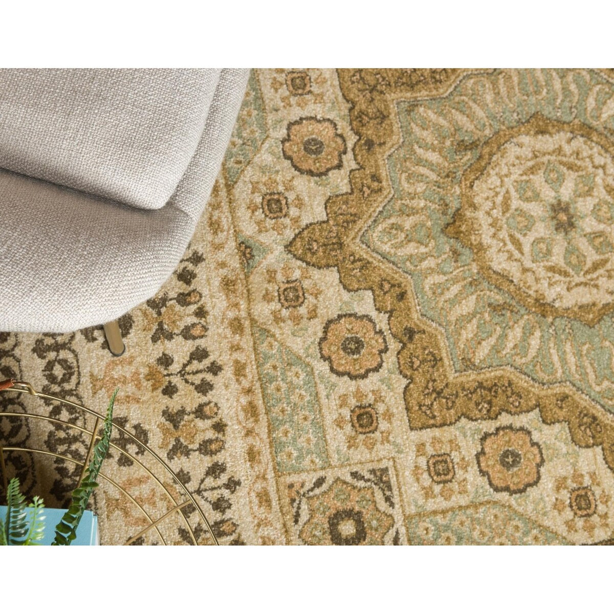 Traditional Cassia Collection Area Rug
