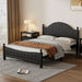 Traditional Concise Style Solid Wood Platform Bed