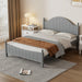 Traditional Concise Style Solid Wood Platform Bed