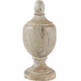 Traditional Finial Decorative Accent, Beige