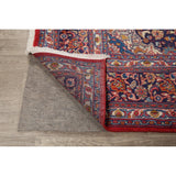 Traditional Floral Mashad Persian Red Area Rug Wool Hand-knotted - 9'9" x 12'7"