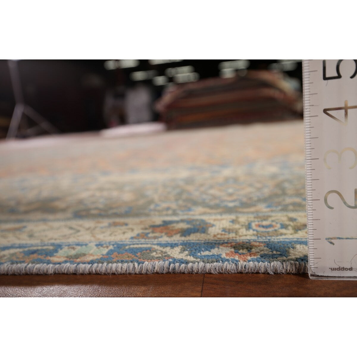 Traditional Floral Najafabad Persian Large Vintage Wool Carpet - 9'7" x 16'0"