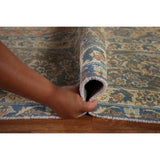 Traditional Floral Najafabad Persian Large Vintage Wool Carpet - 9'7" x 16'0"