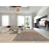 Traditional Floral Najafabad Persian Large Vintage Wool Carpet - 9'7" x 16'0"