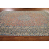 Traditional Floral Najafabad Persian Large Vintage Wool Carpet - 9'7" x 16'0"