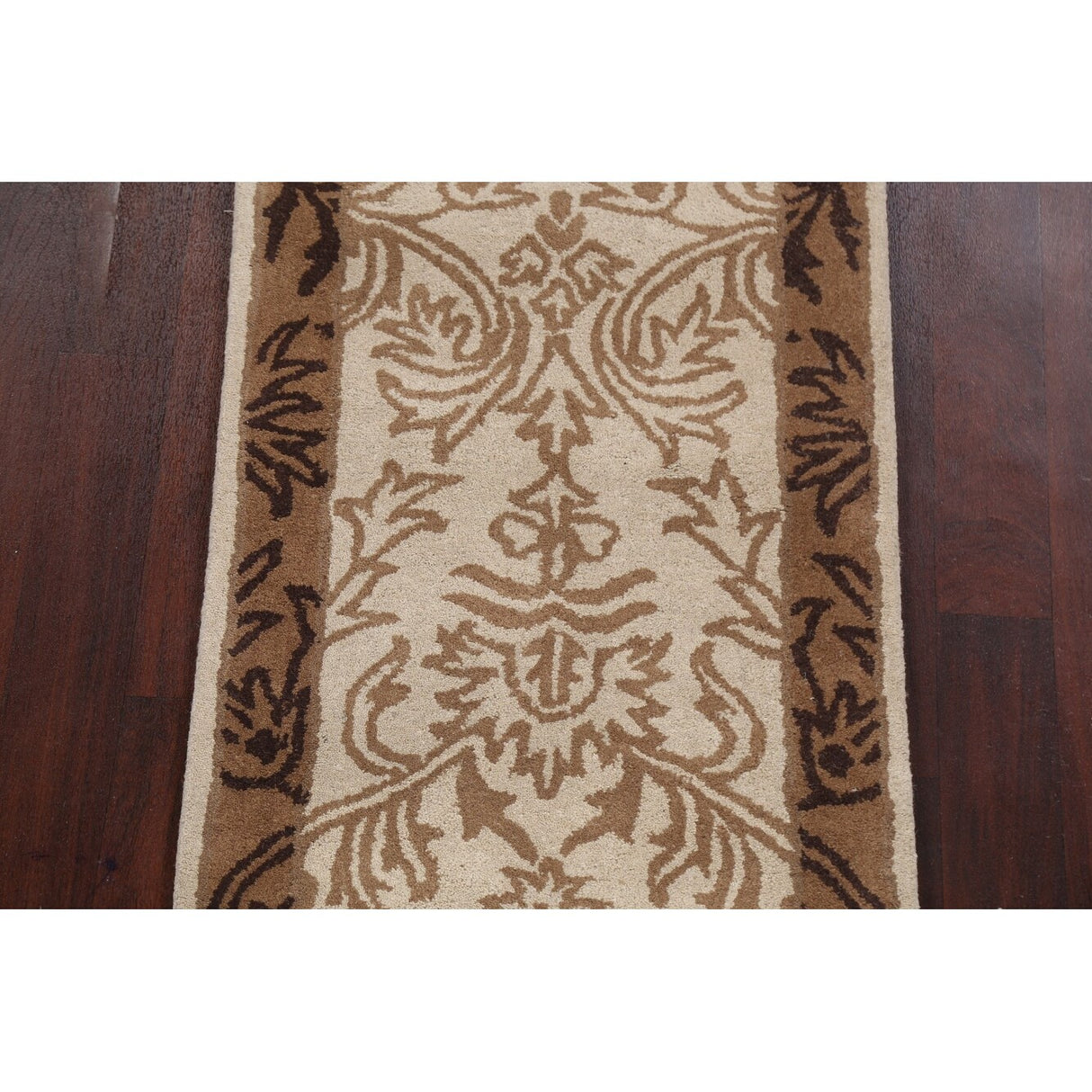 Traditional Floral Oriental Hallway Runner Rug Wool Hand-tufted Carpet - 2'7" x 9'10"
