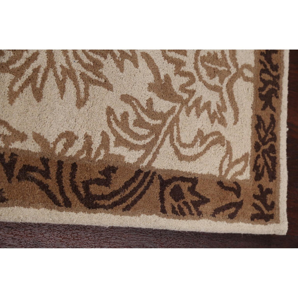 Traditional Floral Oriental Hallway Runner Rug Wool Hand-tufted Carpet - 2'7" x 9'10"