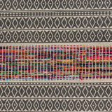 Sevita Geometric Chindi Area Rug