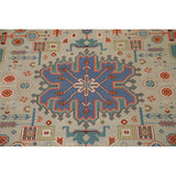 Traditional Green Heriz Serapi Oriental Rug Hand-Knotted Wool Carpet - 8'11"x 11'9"