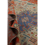 Traditional Green Heriz Serapi Oriental Rug Hand-Knotted Wool Carpet - 8'11"x 11'9"