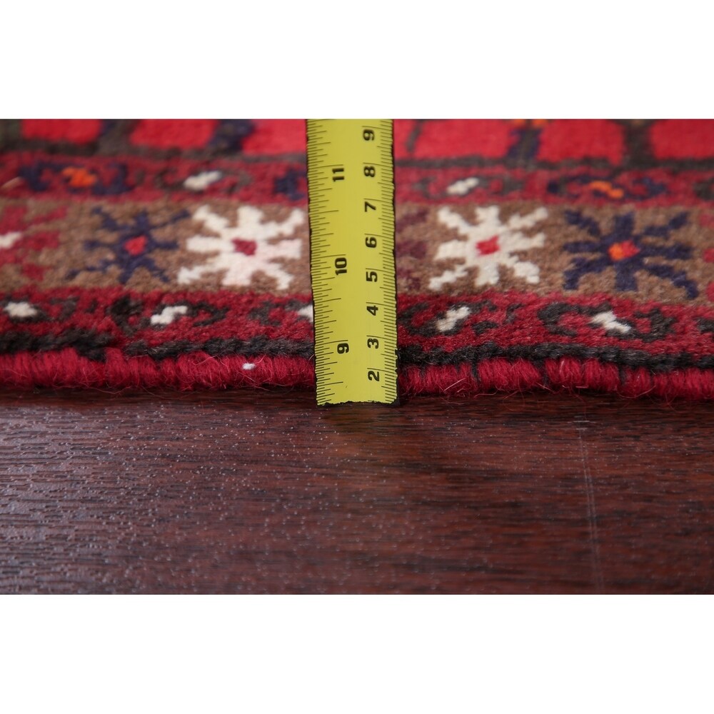 Traditional Hamedan Oriental Hand Knotted Persian Wool Area Rug - 5'1" x 3'2"