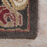 Juliette Handmade Floral Brown/ Multicolor Area Rug (3'6" X 5'6") - 3'6" x 5'6"